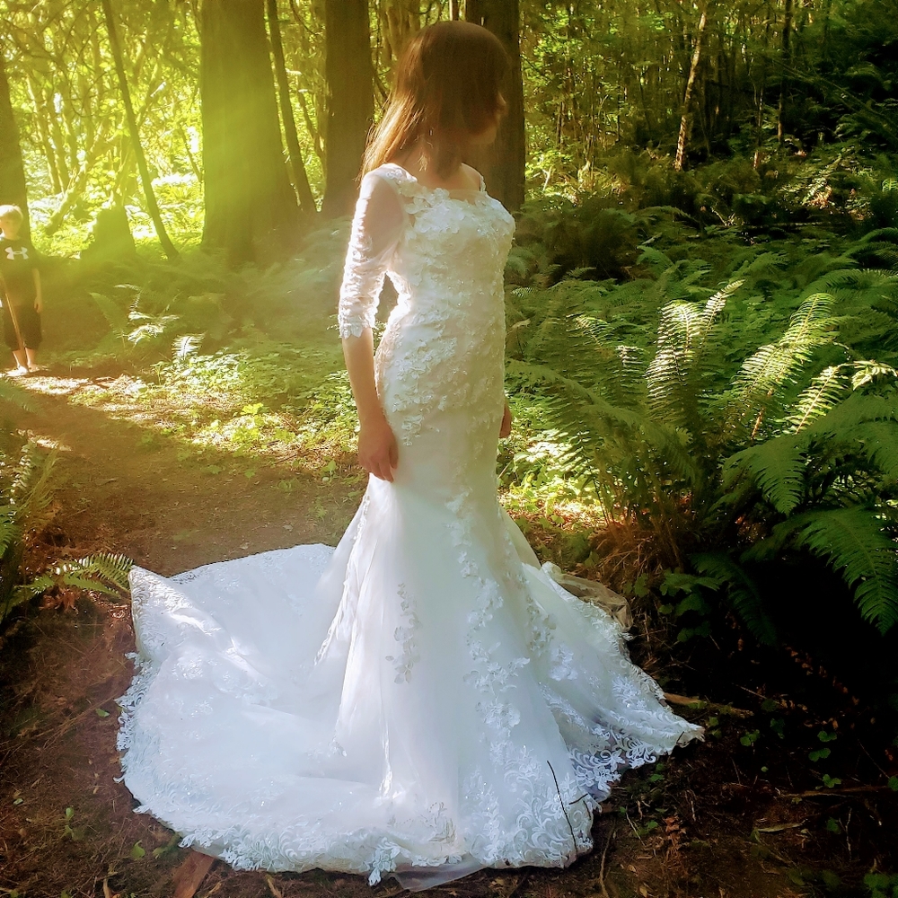 Fit and Flare Wedding dress S